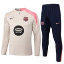 Conjunto Barcelona Treino 24/25 - Masculino Nike - Bege