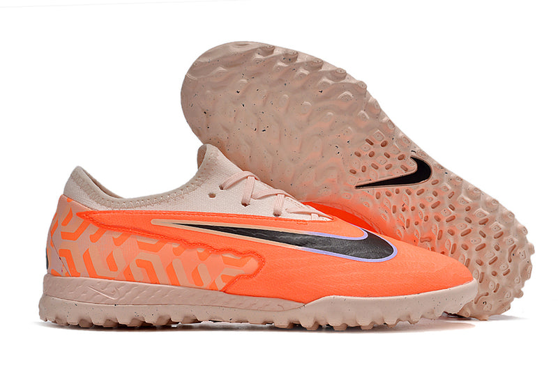 Chuteira de Campo Nike React Phantom GX Pro TF - Laranja