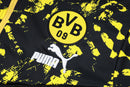 Conjunto Borussia Dortmund Treino 23/24 - Masculino Puma - Preto e com detalhes em amarelo