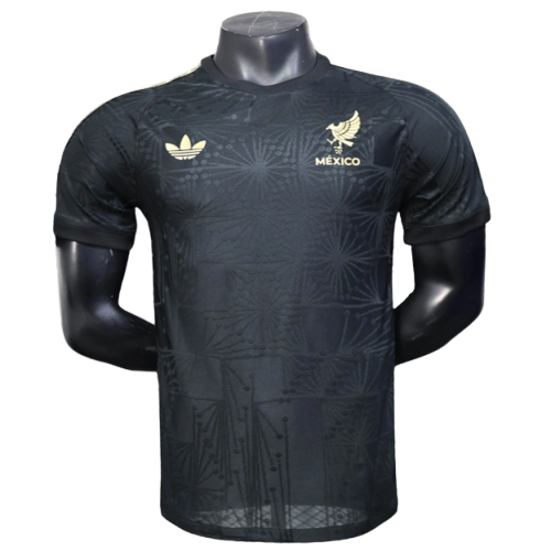 Camisa México 25/26 Edição Copa Ouro - Preta - Versão Jogador