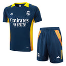 Real Madrid Training Set Short Sleeve Shirt + Shorts 24/25 - Men's Adidas - Royal Blue