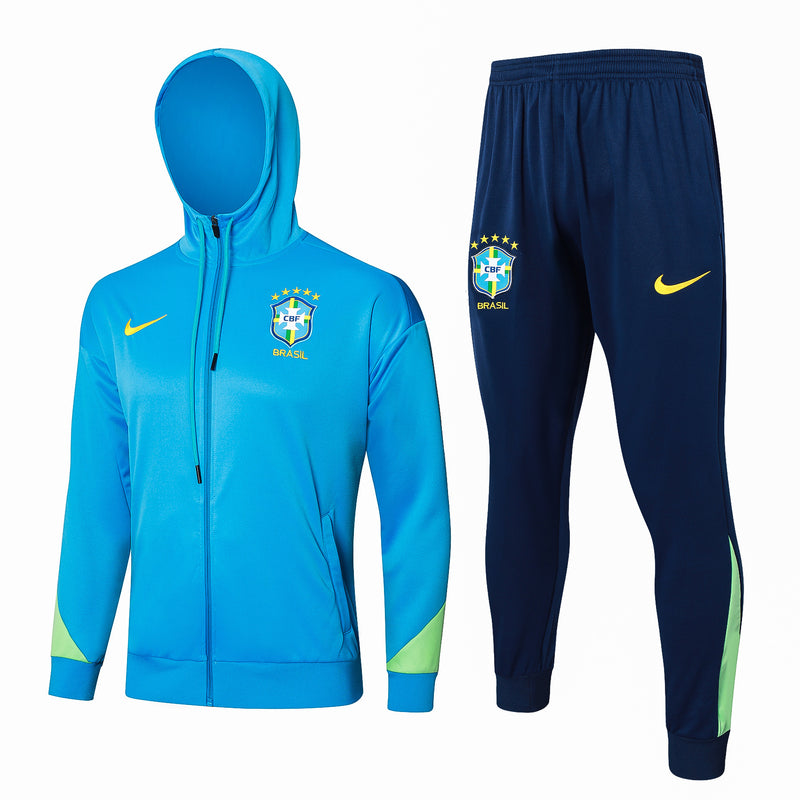 Conjunto Brasil 24/25 - Masculino Adidas - Azul Predominante