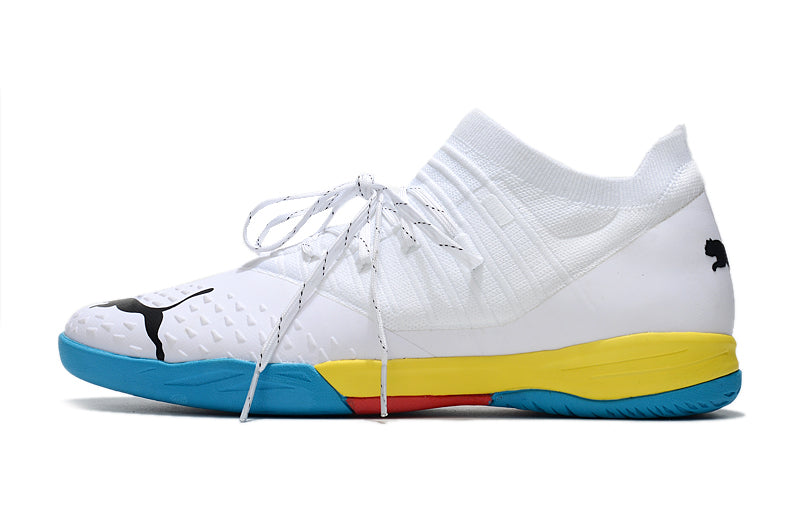 Chuteiras de futebol Puma Future Z 1.3 Teazer IC - Branco/Azul