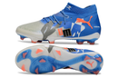 Chuteira de Campo Puma Future 8 Ultimate FG - Azul/Branco