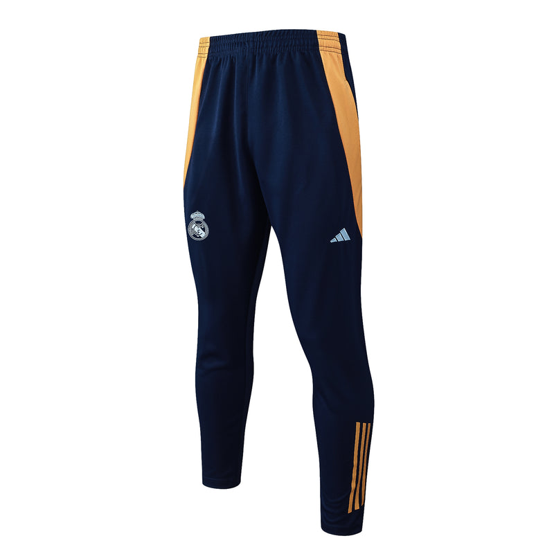 Conjunto Real Madrid Treino 24/25 - Masculino Adidas -  azul (gola azul claro)