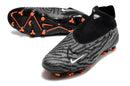 Chuteira de Campo NIKE PHANTOM GX ELITE DF Link FG -  Preto/Cinza