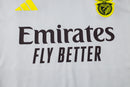 Conjunto Benfica Treino Camisa Regata + short 24/25 - Masculino Adidas - Cinza Preto Laranja e Vermelho