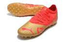 Chuteira Puma Future Z FG/AG - Vermelho/dourado