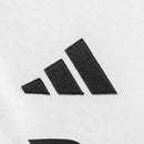 Camisa Real de Madrid I 25/26 - Torcedor Adidas Feminina - Branca com detalhes em cinza e amarelo