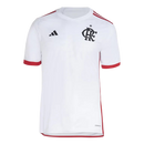 Camisa Flamengo II 24/25 - Torcedor Adidas Masculina - Branca com detalhes em vermelho