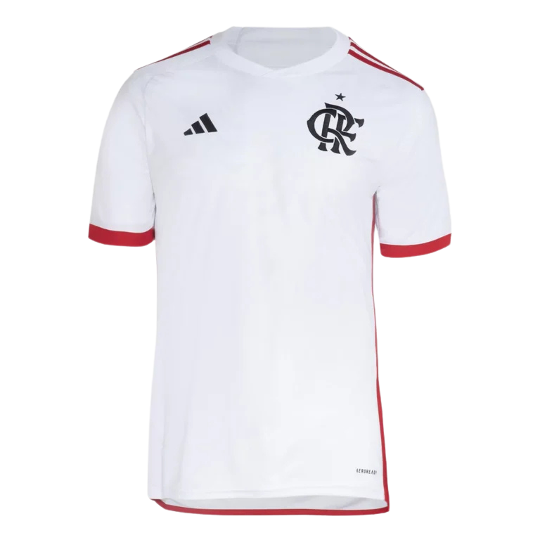 Camisa Flamengo II 24/25 - Torcedor Adidas Masculina - Branca com detalhes em vermelho