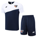 Conjunto São Paulo de Treino 24/25 - Masculino New Balance - Azul e branco