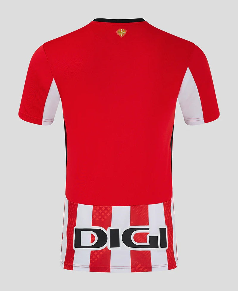 Camisa Athletic Bilbao I 24/25 Torcedor Castore Masculina - Vermelho e Branco