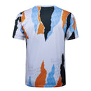 Conjunto Real Madrid Treino Camisa + short 24/25 - Masculino Adidas - Branco com detalhes em laranja e azul