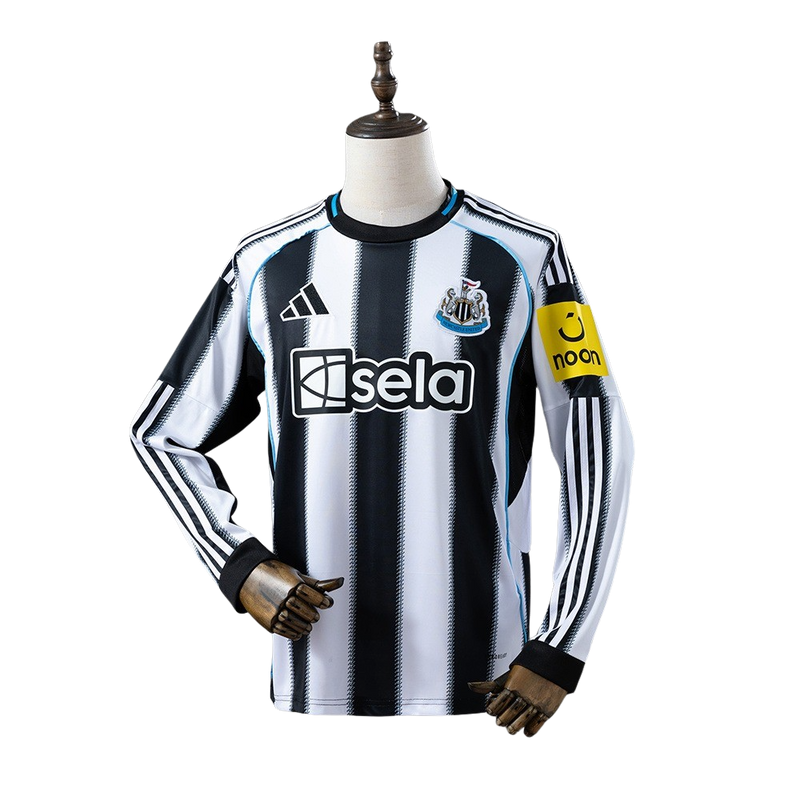 Camisa New Castle United l 25/26 Manga Longa - Torcedor Masculina