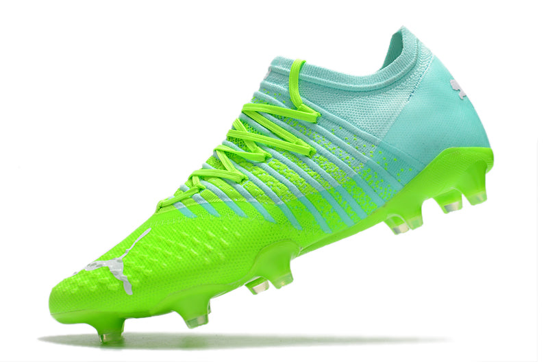 Chuteira de Campo Puma Future Z 1.3 Teazer FG - Cinza/Verde