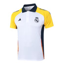 Conjunto Real Madrid Treino 24/25 - Masculino adidas - Branco (mangas amarelas)