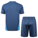 Conjunto Manchester City Treino Camisa manga curta + short 24/25 - Masculino Puma - Azul