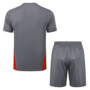 Conjunto Milan Treino Camisa manga curta + short 24/25 - Masculino Puma - Cinza