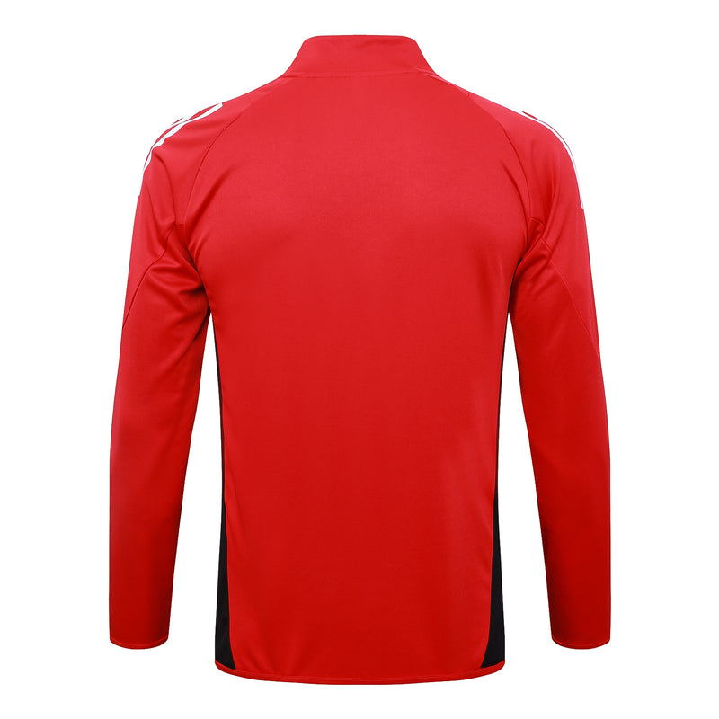 Conjunto Manchester United 24/25 - Masculino Adidas - Vermelho