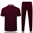 Conjunto Bayern München Treino 25/26 - Masculino adidas - Borgonha Escuro