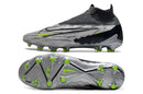 Chuteira de Campo NIKE PHANTOM GX ELITE DF Link FG - Cinza/Prata/Verde