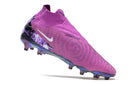 Chuteira de Campo NIKE PHANTOM GX ELITE DF Link FG -  Rosa/Roxo