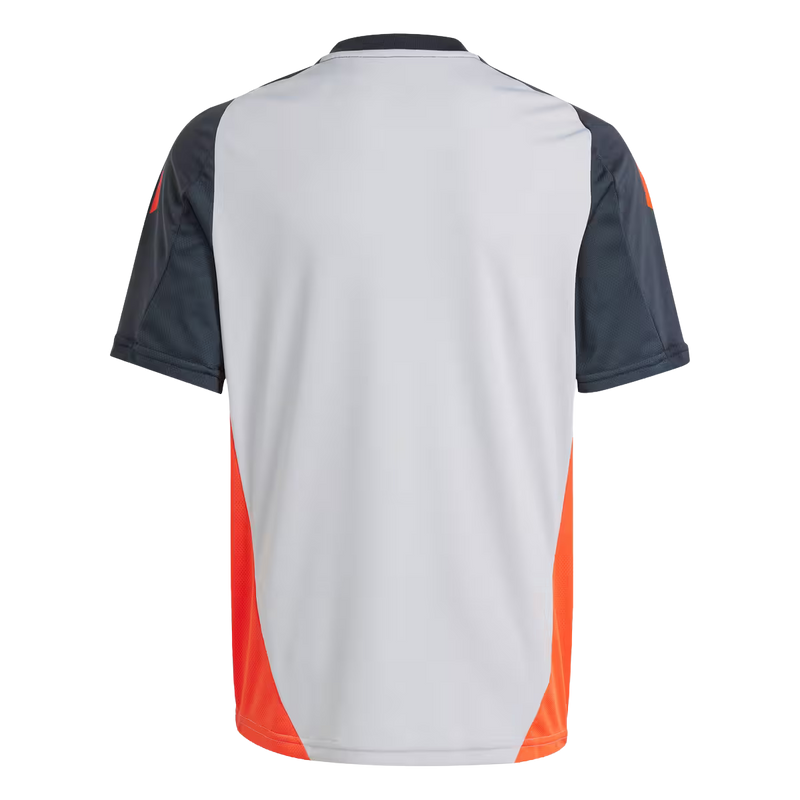 Camisa Benfica Pré-Jogo 24/25 - Torcedor Adidas Masculina - Cinza / Preto / Amarelo e Vermelho