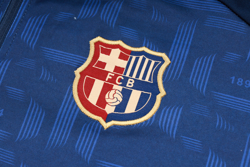 Conjunto Barcelona Treino 24/25 - Masculino Nike - Azul Royal
