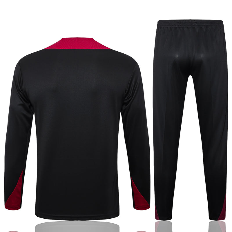 Conjunto Paris Saint-Germain Treino 24/25 - Masculino Nike - Preto
