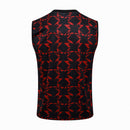 Conjunto Manchester United Treino Camisa Regata + short 24/25 - Masculino Adidas - Vermelho e preto