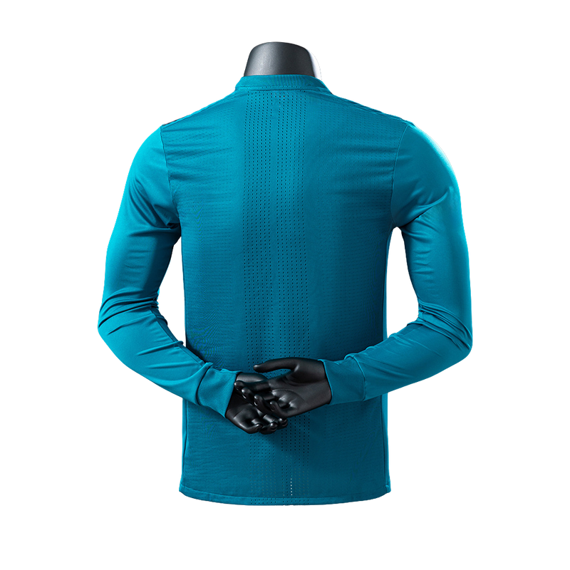 Camisa Real Madrid Retrô 17/18 manga longa - Torcedor Adidas Masculina