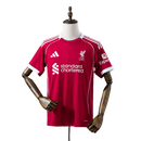 Camisa Liverpool I 25/26 - Torcedor Adidas Masculina - Vermelha com detalhes em branco