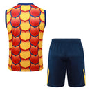 Conjunto Barcelona Treino Camisa Regata + short 24/25 - Masculino Nike - amarelo jato de tinta