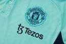 Conjunto Manchester United Treino 24/25 - Masculino Adidas - Verde claro