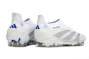 Chuteira de Campo Adidas Predator Elite LL sem cadarço FG - Branco