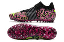Chuteira Puma Future Z FG/AG - Rosa/preto/amarelo