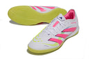 Chuteira de Futsal Adidas Predator Elite IC - Branco com rosa