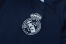 Conjunto Real Madrid Treino 24/25 - Masculino Adidas -  azul (gola azul claro)