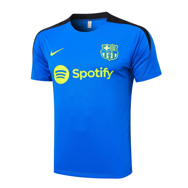 Conjunto Barcelona Treino Camisa manga curta + short 24/25 - Masculino Nike - Azul
