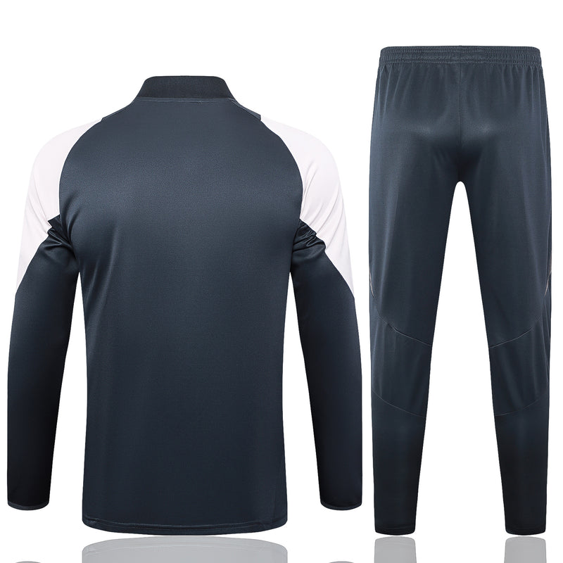 Conjunto Real Madrid Treino 24/25 - Masculino Adidas - Cinza