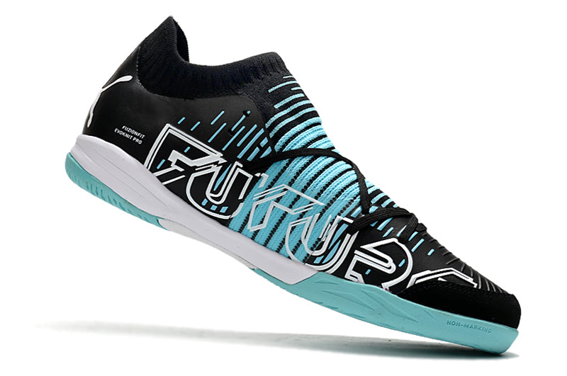Chuteiras de futebol PUMA FUTURE Z IC - Preta/Azul claro