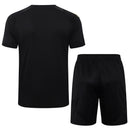 Conjunto Real Madrid Treino Camisa manga curta + short 24/25 - Masculino Adidas - Preta