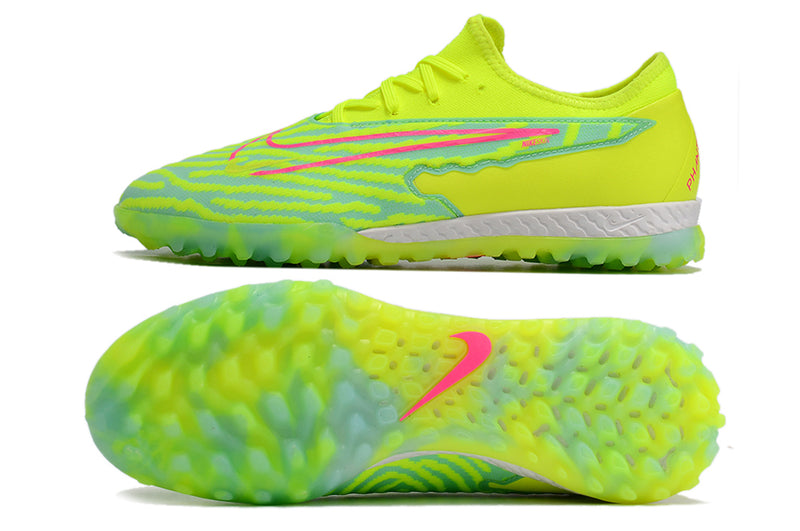 Chuteira de Campo Nike React Phantom GX Pro TF - Verde