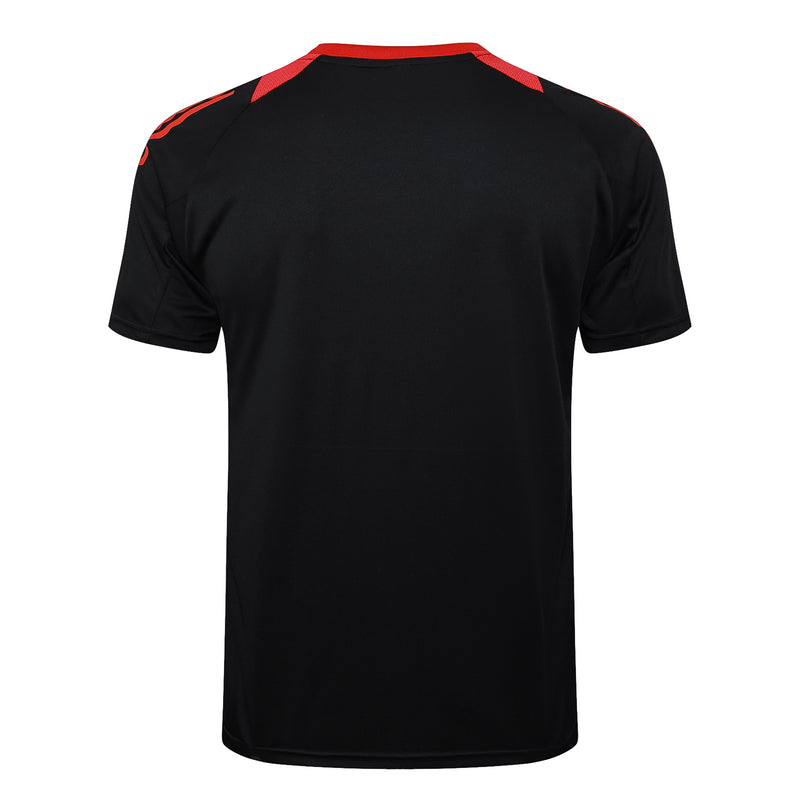 Conjunto Internacional Treino 24/25 - Masculino Adidas - Preto e vermelho