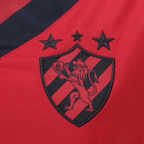 Camisa Sport Recife llI 24/25 - Torcedor Umbro Feminina - Vermelho e preto