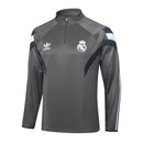 Conjunto Real Madrid Treino 24/25 - Masculino Adidas -  Cinza (Edição Vintage)