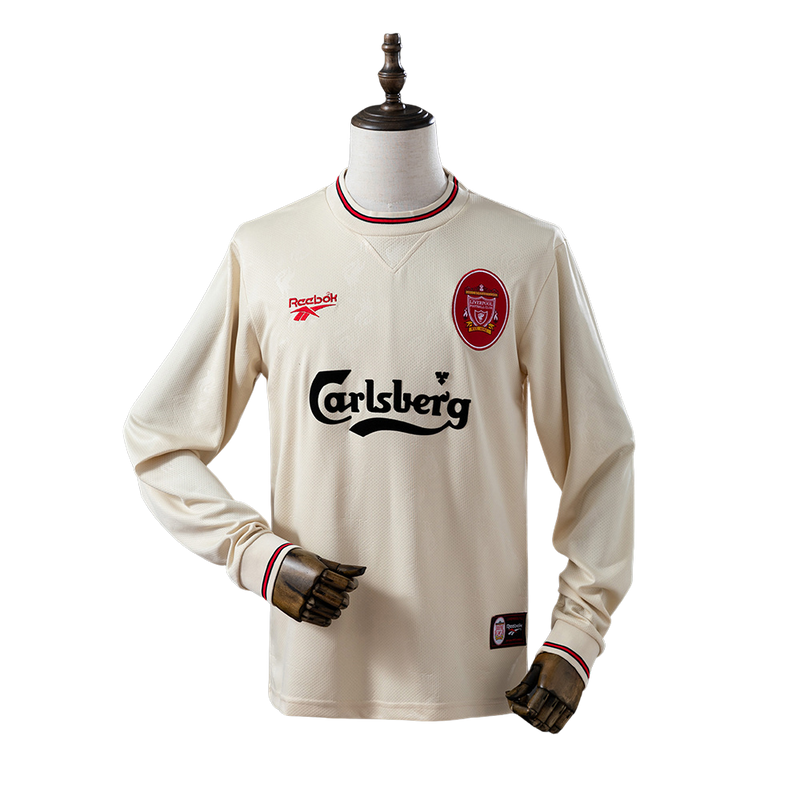 Camisa Do Liverpool ll Retrô 96/97 Manga Longa - Torcedor Masculina