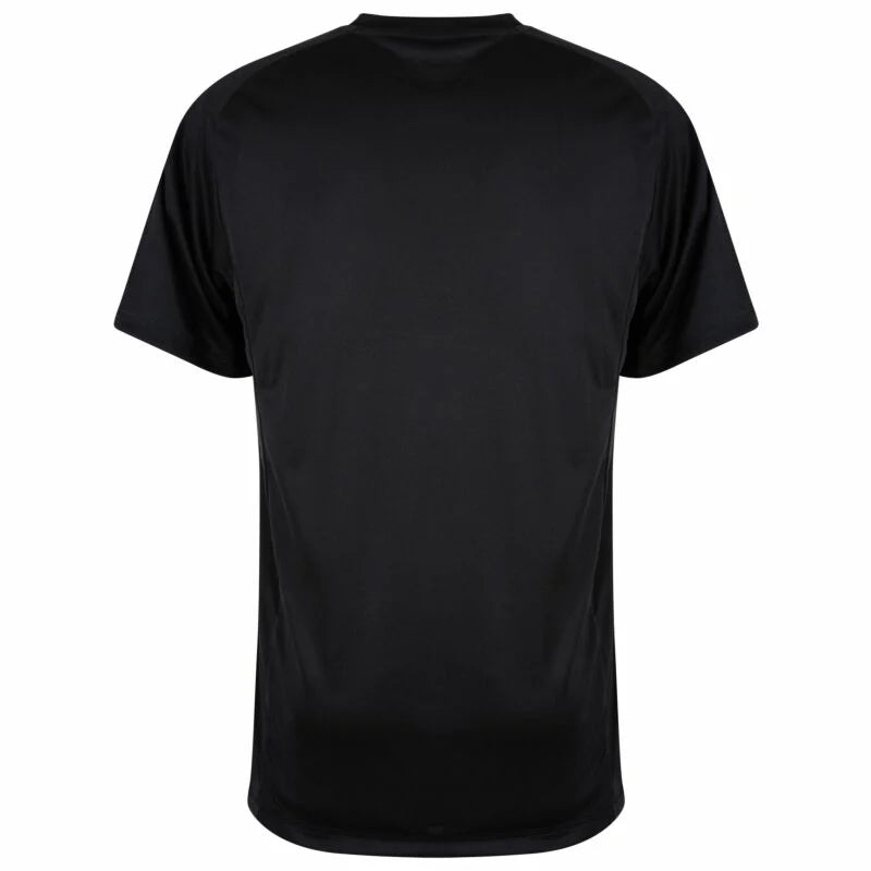 Camisa Benfica Pré-Jogo 23/24 - Torcedor Adidas Masculina - Preta com detalhes em amarelo e vermelho e azul