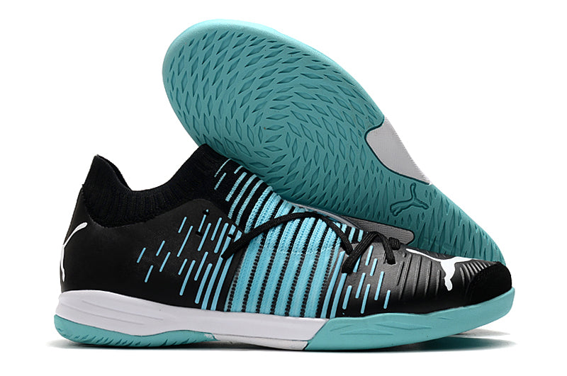 Chuteiras de futebol PUMA FUTURE Z IC - Preta/Azul claro